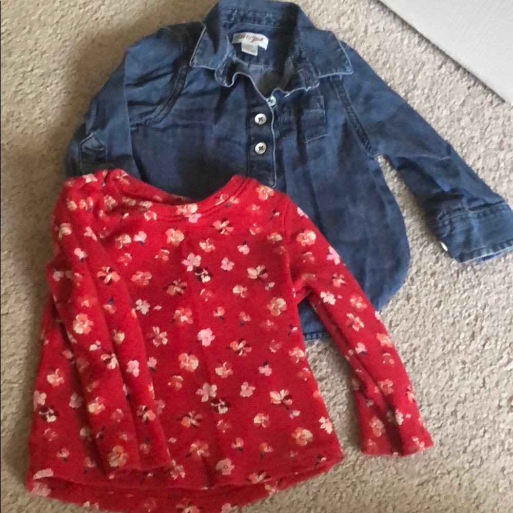 Girl long sleeve shirts (2)